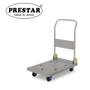 PRESTAR รถเข็นพื้นพลาสติกสีเทา 150 kg. Made in Japan