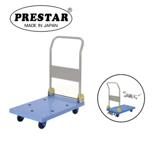 PRESTAR รถเข็นพื้นพลาสติก รุ่นมีเบรกเท้า 150 kg. Made in Japan