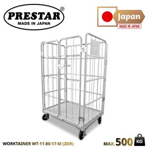 รถเข็นกรง ทรงสูง พื้นเหล็ก แบบมีประตู PRESTAR (Worktainer)
