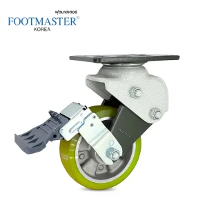 ลูกล้อสปริง GSST ชนิดแป้นหมุนมีเบรค