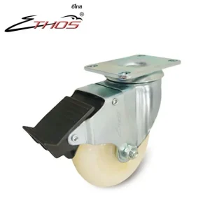 ลูกล้อไนล่อน NIY แป้นหมุนมีเบรค