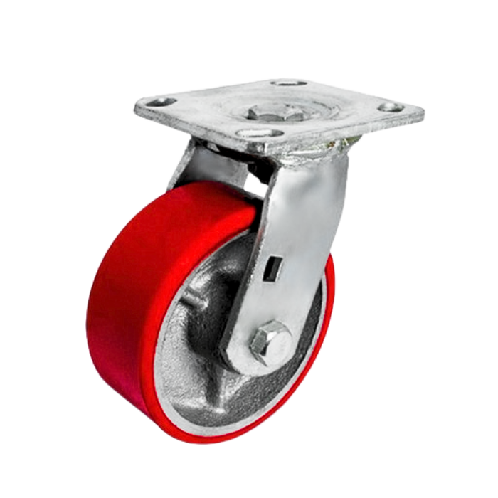 ลูกล้อพียู ขาเชื่อม งานอุตสาหกรรมกึ่งหนัก