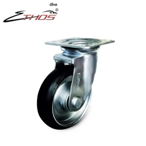 ลูกล้อยางดำ PRZ แป้นหมุน