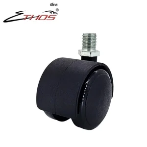 ลูกล้อเฟอร์นิเจอร์ ล้อคู่ แบบเกลียวหมุนได้ (T93)