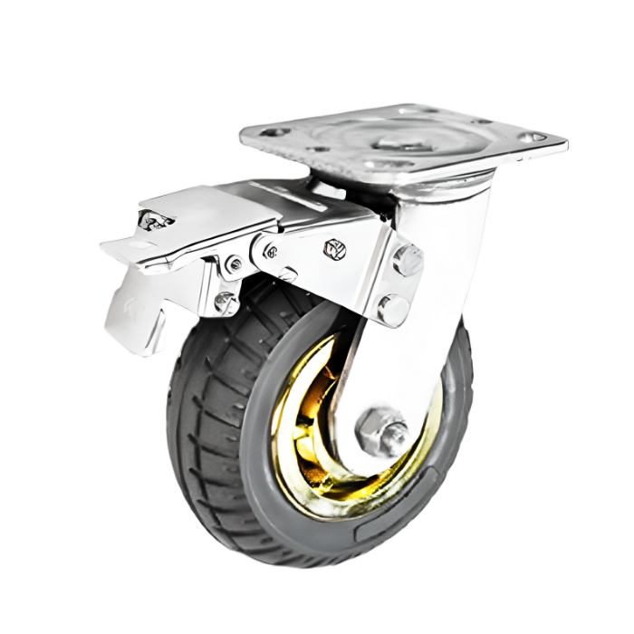 ลูกล้อโฟม ขาเชื่อม งานอุตสาหกรรมกึ่งหนัก