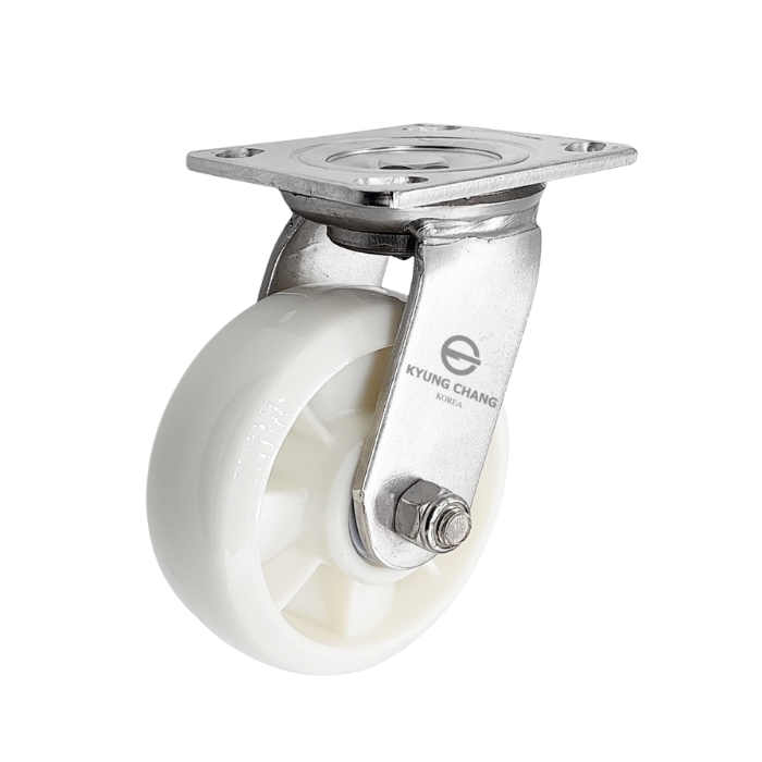 ลูกล้อไนลอน โครงสแตนเลส ขาเชื่อม