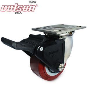 ลูกล้อพียู PUD สแตนเลส แป้นหมุนมีเบรก