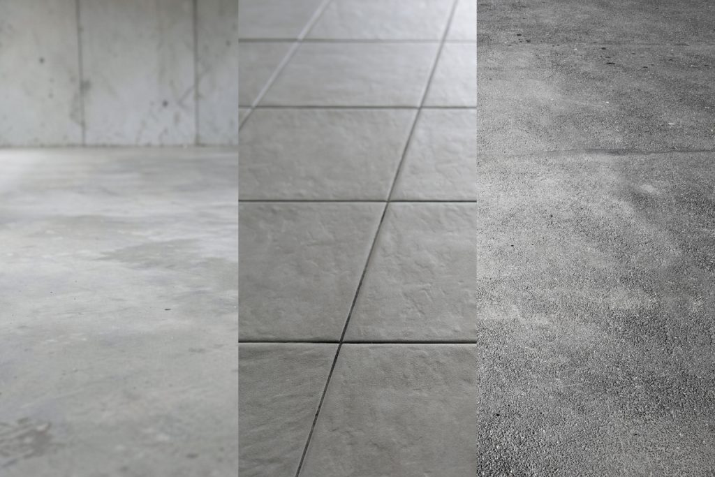 เปรียบเทียบพื้นปูนเรียบ พื้นกระเบื้อง และพื้นยางมะตอยสำหรับเลือกลูกล้อรถเข็นที่เหมาะสม