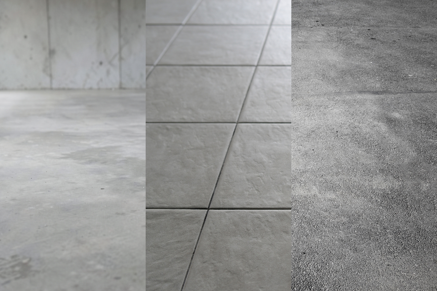 เปรียบเทียบพื้นปูนเรียบ พื้นกระเบื้อง และพื้นยางมะตอยสำหรับเลือกลูกล้อรถเข็นที่เหมาะสม